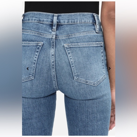 FRAME DEMIN Le High Straight Daphne Blue Jeans - Picture 2 of 12